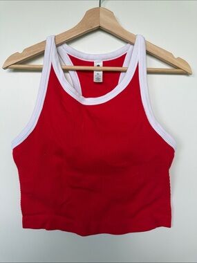 90 Degree By Reflex Red Tank with White Trim